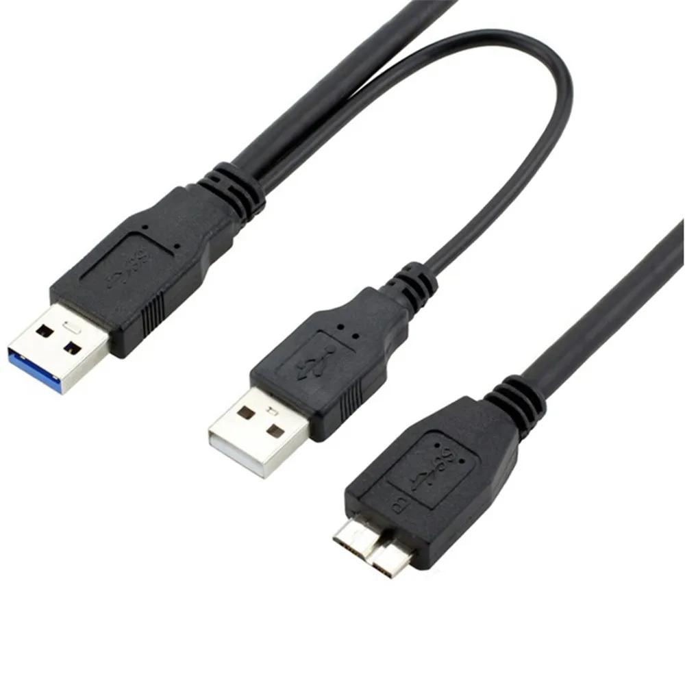 USB 3.0 A Y USB 2.0 male to Micro B   ̺,  ϵ ̺  HDD SSD ̺  0.6m/1m